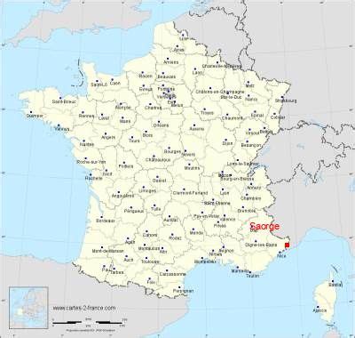 Carte ancienne de Saorge montrant le monastère