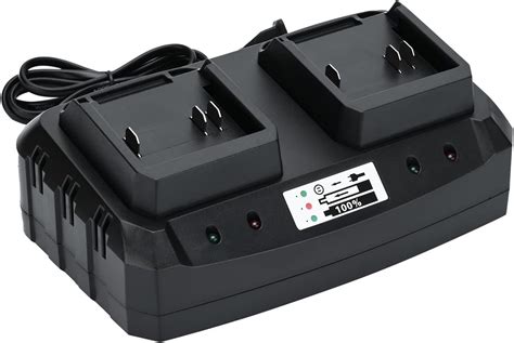 Chargeur rapide double batteries lithium-ion