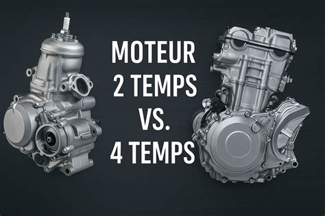 Diagramme comparatif moteur 2 temps vs 4 temps