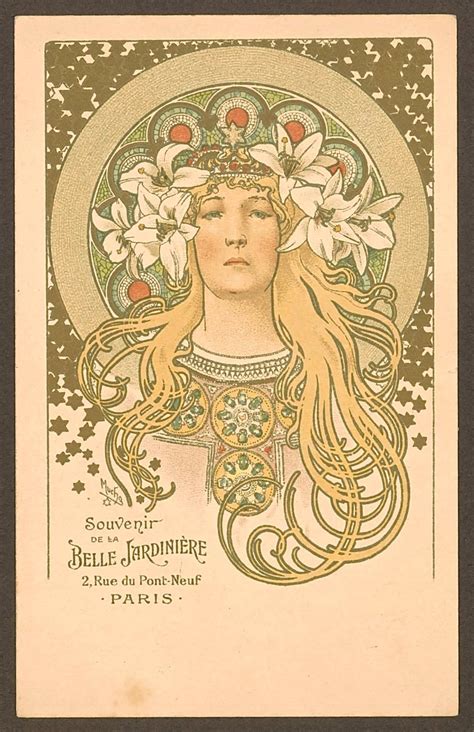 Carte postale ancienne publicitaire de La Belle Jardinière à Paris