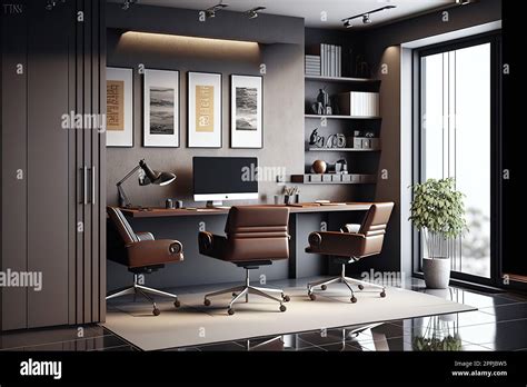 Bureau moderne et élégant