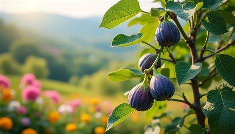 Figuier en pleine croissance avec des fruits