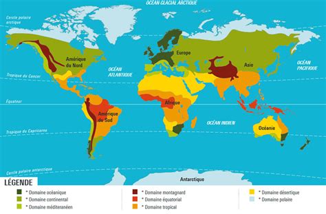 Carte du climat méditerranéen dans le monde