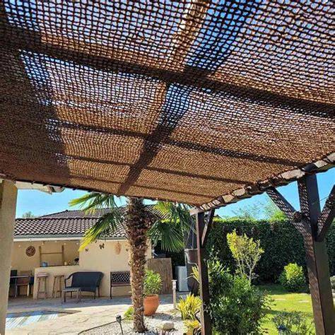 Voile d'ombrage en fibre de coco