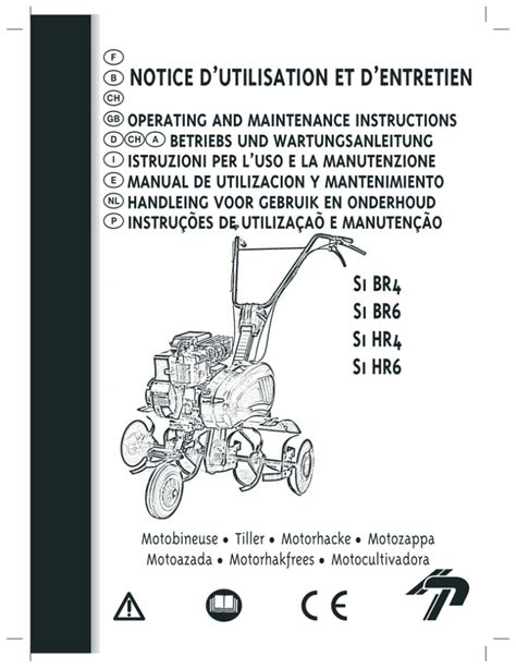 Manuel d'entretien motobineuse