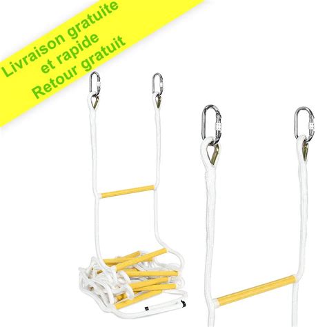 Types d'échelles de corde pour cabanes dans les arbres