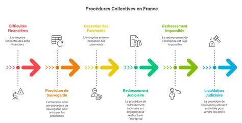 Graphe des procédures collectives d'entreprises