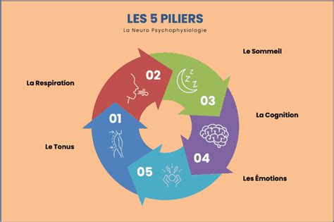 schéma illustrant les cinq piliers de la vie spirituelle et de la gloire