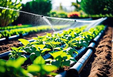 Schéma technique d'un système d'irrigation goutte-à-goutte pour une plantation forestière alimentée par des eaux usées traitées