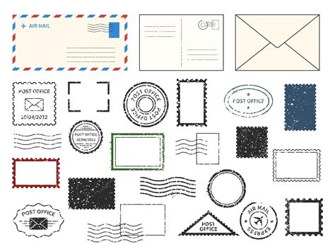 Schéma des différents types de lettres proposés par La Poste