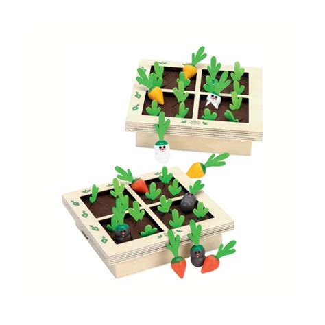 Plateau de jeu du Jour de Récolte avec ses chemins et ses légumes