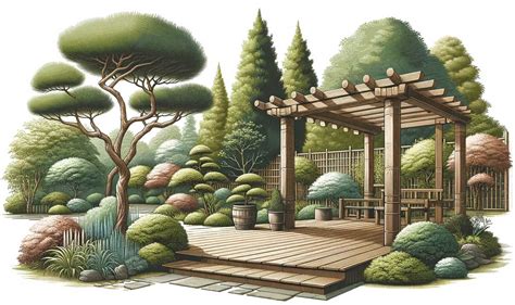 Illustration d'une tonnelle luxuriante couverte d'ipomées en pleine floraison