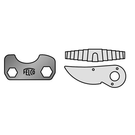 Illustration d'un kit de rechange pour sécateur