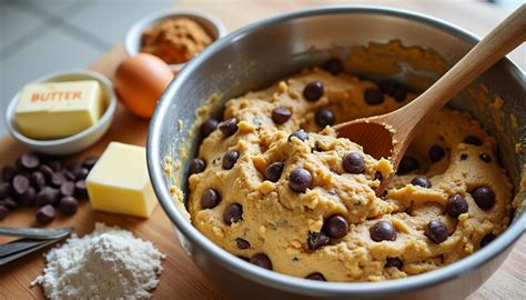 Pâte à cookies crue congelée, prête à être cuite