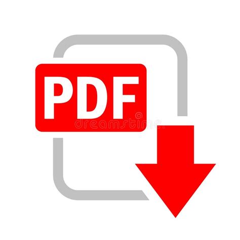 Icône de téléchargement d'un fichier PDF