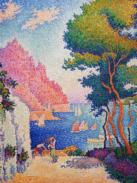 bouquet inspiré d'une œuvre de Paul Signac