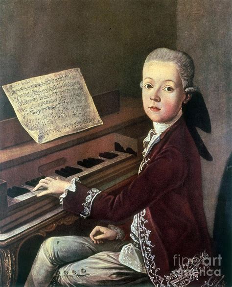 Portrait de Wolfgang Amadeus Mozart jeune