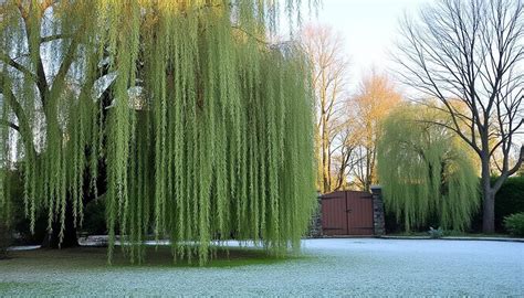 Saule pleureur en container