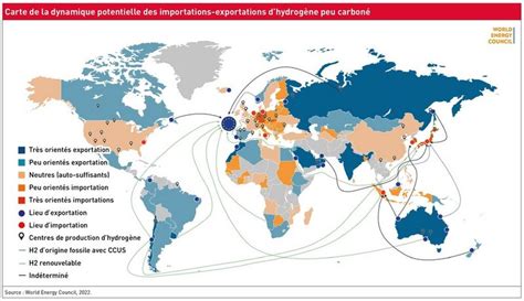 Carte des flux d'importation de fruits en France