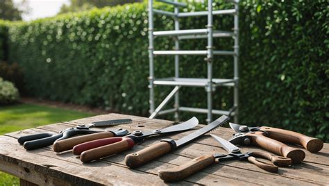 Outils de taille pour haies fruitières