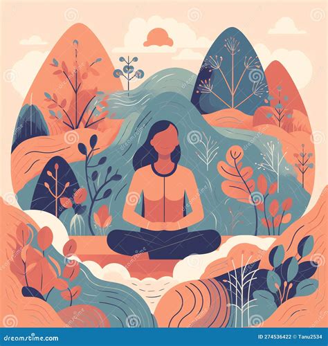 illustration d'un jardin serein et calme