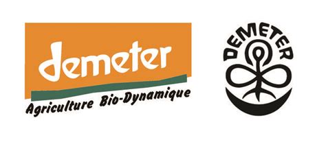 Logo du label Demeter certifiant les produits biodynamiques
