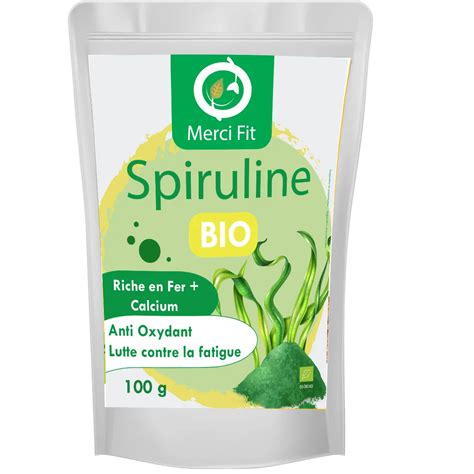 Spiruline en poudre et en compléments alimentaires