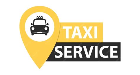 Logo de service de taxi