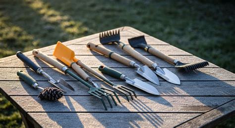 Infographie récapitulative des outils indispensables pour la taille au jardin