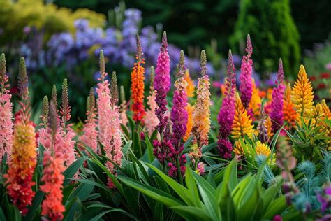 Plantes en pleine floraison dans un jardin