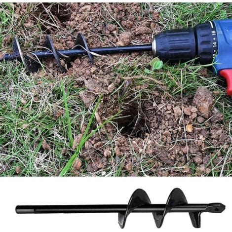 Tarière pour installer des poteaux de clôture