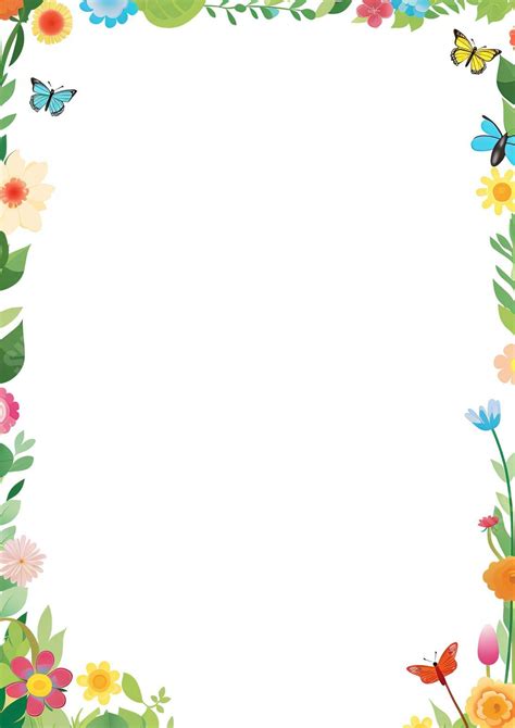 Exemple de bordure de page avec des feuilles de jungle