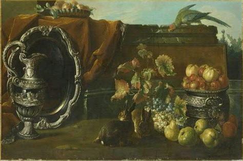 Nature Morte avec argent, Alexandre François Desportes, circa 1720. France. Huile sur toile