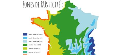 Carte de rusticité USDA