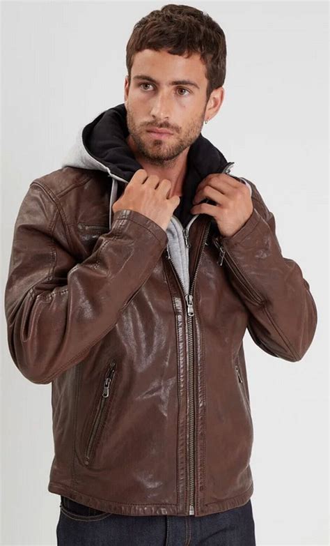 Collection Antony Morato : blousons et vestes en cuir.