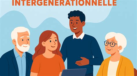 Illustration d'une discussion intergénérationnelle sur le sens des symboles