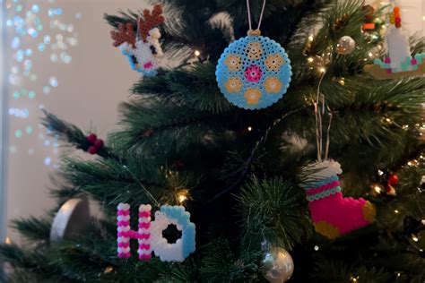 Arbre de Noël en perles