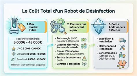 Schéma illustrant les coûts de maintenance et d'exploitation d'un robot forestier
