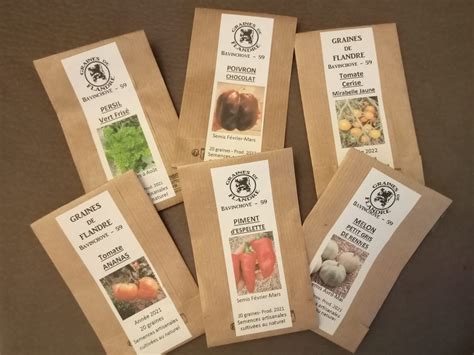 Sachets de semences paysannes anciennes