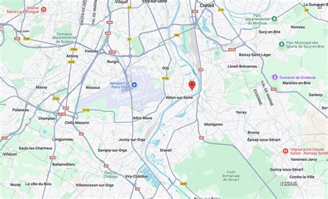 Carte de localisation d'Obernai avec le magasin Botanic