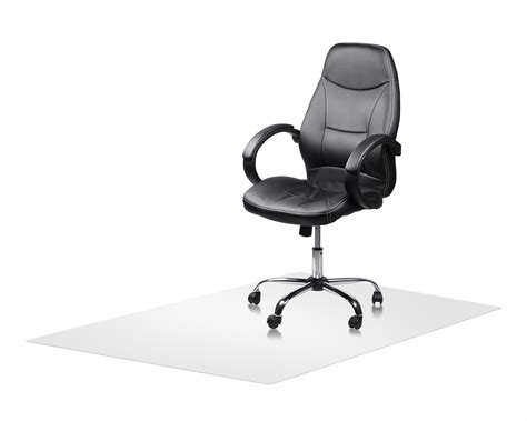 Protège-sol transparent pour chaise de bureau
