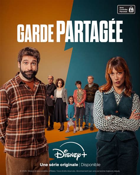Schéma explicatif de la garde partagée entre deux familles