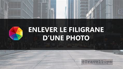 Illustration d'un filigrane sur une photo