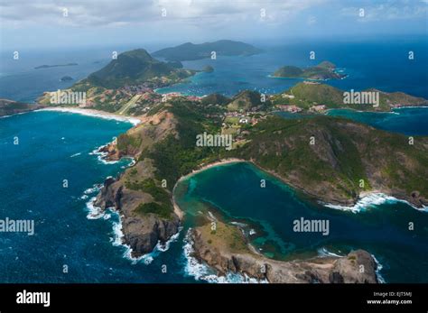 Vue aérienne de Terre-de-Haut, Les Saintes