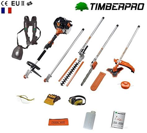 Débroussailleuse Timberpro 4 en 1 en action