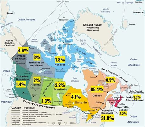 Carte du Canada mettant en évidence les zones de fermes régénératrices