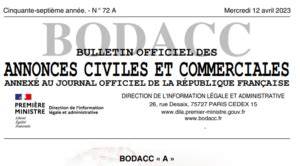 Logo du BODACC