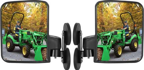 Schéma des différents accessoires compatibles avec un tracteur John Deere
