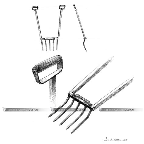 Illustration d'une grelinette