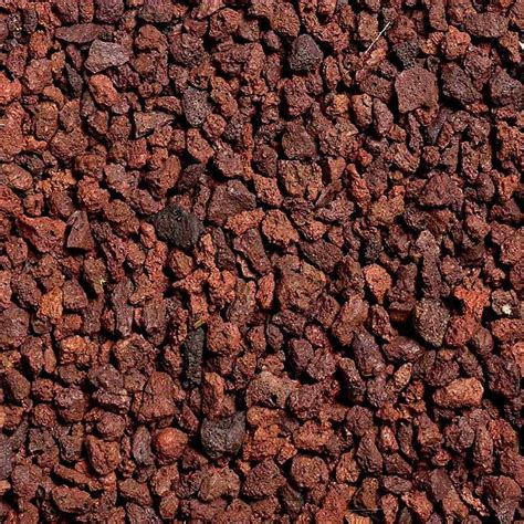 Différentes couleurs de pouzzolane